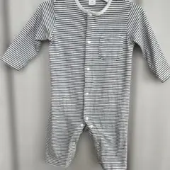 cottoli ボーダー　ロンパース　80cm