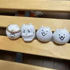 にゃんこ大戦争カプセルトイ 4個セット　カプキャラ