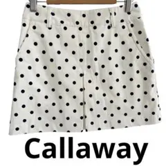 Callaway ドット柄ミニスカート SS E1