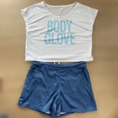 BODY GLOVE トップスとショーツセット L みずぎの上に着用