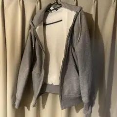 グレー フルジップパーカー