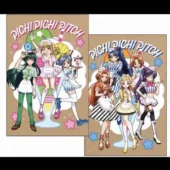 ぴちぴちピッチ　ダイナー　ポストカード　eeo cafe るちあ　波音　ノエル