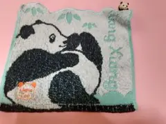 シャンシャン(香香) ミニタオル　パンダフュギアのオマケ付　上野動物園　(中古)