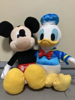ミッキー&ドナルド　ペアぬいぐるみ　新品タグ付