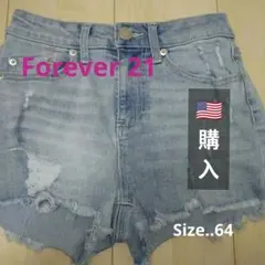 ダメージ　ショートパンツ　デニム　短パン　アメリカ購　64