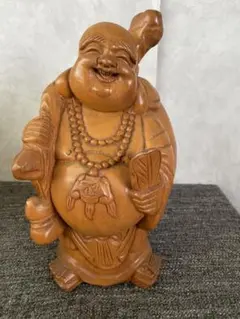 ぷーさん　七福神布袋様 彫刻 薫作 Yahoo!オークション - 薫作 木彫布袋象 布袋様 木彫り 細密彫刻