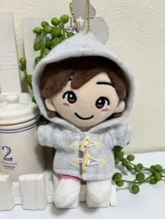 ダッフルコート ライトグレー☆ちびぬい 服☆ハンドメイド なにわ男子 洋服