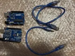 Arduino Uno 互換機　二個　おまけ電子工作キットセット