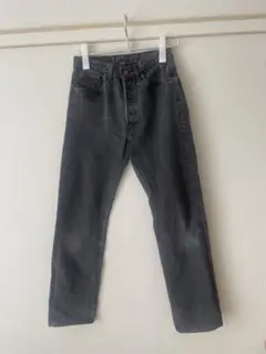 90s リーバイス 501 0660 後染めブラックデニム 28 アメリカ製