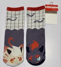 ミドルソックスにたものどうし ゾロア＆ヒスイゾロア19-21cmポケモンセンター