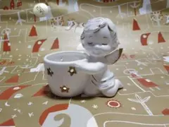 天使の置物 陶器