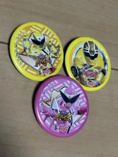 戦隊キャラクター ピンバッジ クリップ3個セット　ドンブラザーズ　キラメイジャー