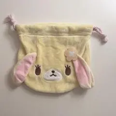 シュガーバニーズ ふわふわ巾着 はなうさ