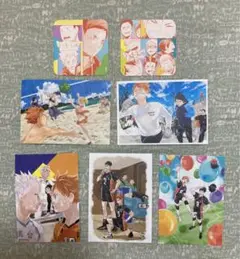 ハイキュー！！烏野高校セット（ポストカードブック、アートコースター）