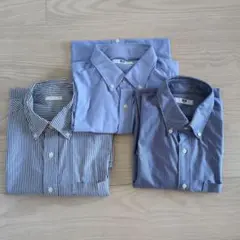 GU ＆ ユニクロ シャツ3点セット メンズM