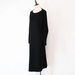 エレンディーク ロング マキシ ワンピース ドレス ニット ストレッチ