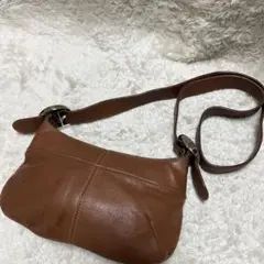 FURLA フルラ　ショルダーバッグ　レザー　ブラウン　ポシェット 斜め掛け可