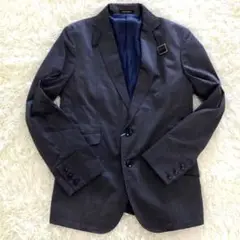 新品✨ HIGH STREET テーラードジャケット 光沢 黒 M 襟ベルト