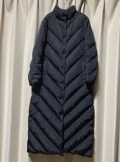 モンクレール ロングダウンコート 黒