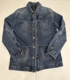 希少 benetton 80s イタリア製 ベネトン デニムジャケット XL BENETTON - ベネトン ライダースデニムジャケットの通販 by