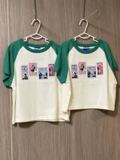 little week end ディズニー 緑 Tシャツ 100 80 しまむら