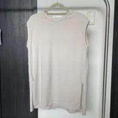 AMERICAN HOLIC ノースリーブチュニック L ベージュ