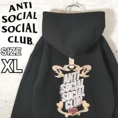 【ANTI SOCIAL SOCIAL CLUB】 バックプリント パーカーXL