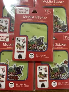 ポンコツクエスト　スマホデコレーションステッカー　5個