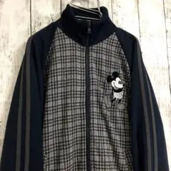 【Disney/ミッキーマウス】デカロゴ ジャージ トラックジャケット US古着