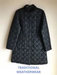 TRADITIONAL WEATHERWEAR キルティングロングコート 36