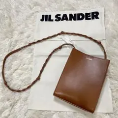 極美品★JIL SANDER/ジルサンダー/タングル/ショルダー/ブラウン