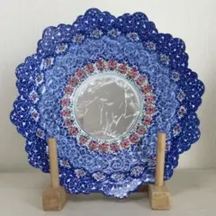 イラン伝統工芸品ミーナカーリ 卓上鏡①