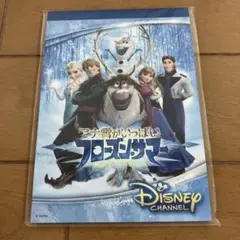 アナと雪の女王 特別編集版 メモ帳　ディズニーチャンネル　アナ雪