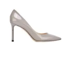 JIMMY CHOO ROMY85 サイズ37 ④パテント×グレー