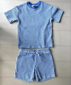 ★ H&M ストライプ パイル セットアップ 美品 3-4yrs