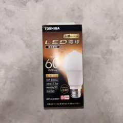 TOSHIBA LED電球 LDA7L-G-M8D1 60W形