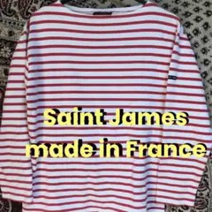 フランス製saint jamesセントジェームスバスクシャツボーダーロンTユーロ