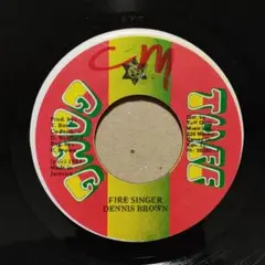 dennis brown / fire stinger レゲエ レコード 美品