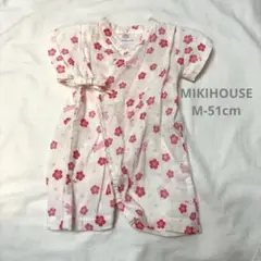 ミキハウス 半袖 甚平 ロンパース M-51