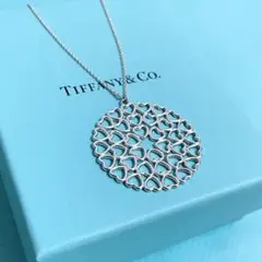 【美品・希少】Tiffany u0026 Co.クラウンオブハート メダリオンペンダント