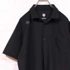 未使用 XO DESCENTE 半袖 シャツ デサント ドライ ロゴ ウェア
