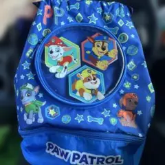 PAW PATROL ナップザック 青　パウパトロール