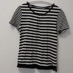 Courrèges クレージュ ボーダーのシンプルかわいいTシャツ