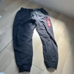 NIKE スウェットパンツ JUST DO IT ワンポイントロゴ 黒 Mサイズ