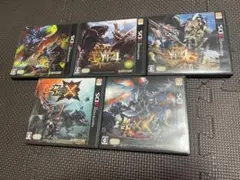 3DS モンスターハンター 5点セット