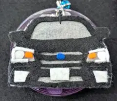 フェルト製　車型マスコットキーホルダー　【FORESTER】黒