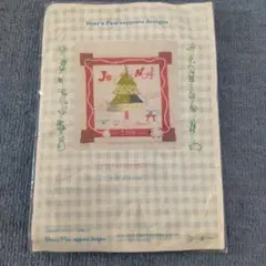 タペストリーキット ツリーとエンジェル 27×27cm