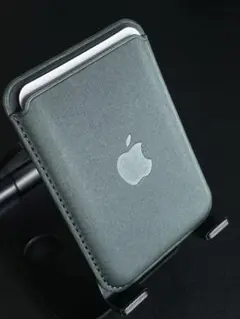 【値下げ不可】iPhone MagSafe ファインウーブンウォレット　緑