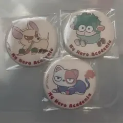 緑谷出久 轟焦凍 爆豪勝己 アニマル 缶バッジ