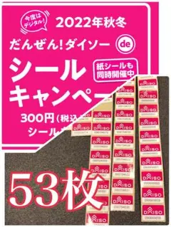 ダイソー DAISO シール 53枚 日にち間近!即日発送します!